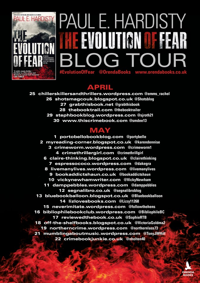 Evolution of Fear Blog tour 2
